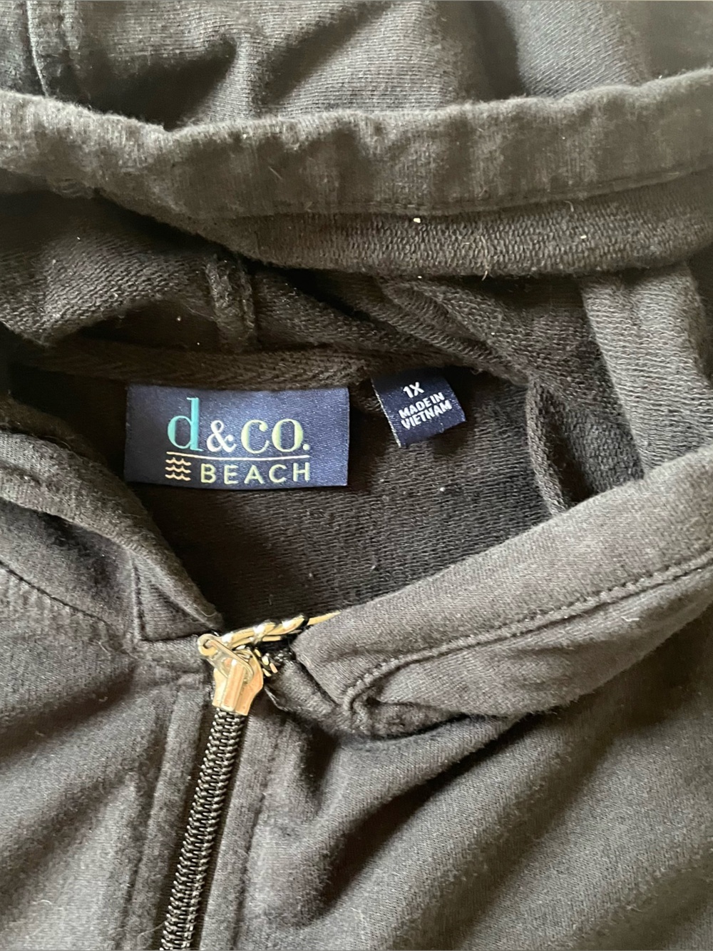 Denim & Co bundle of women’s tops XL, casual top, hoodie zip up & paisley shirt - Picture 7 of 13